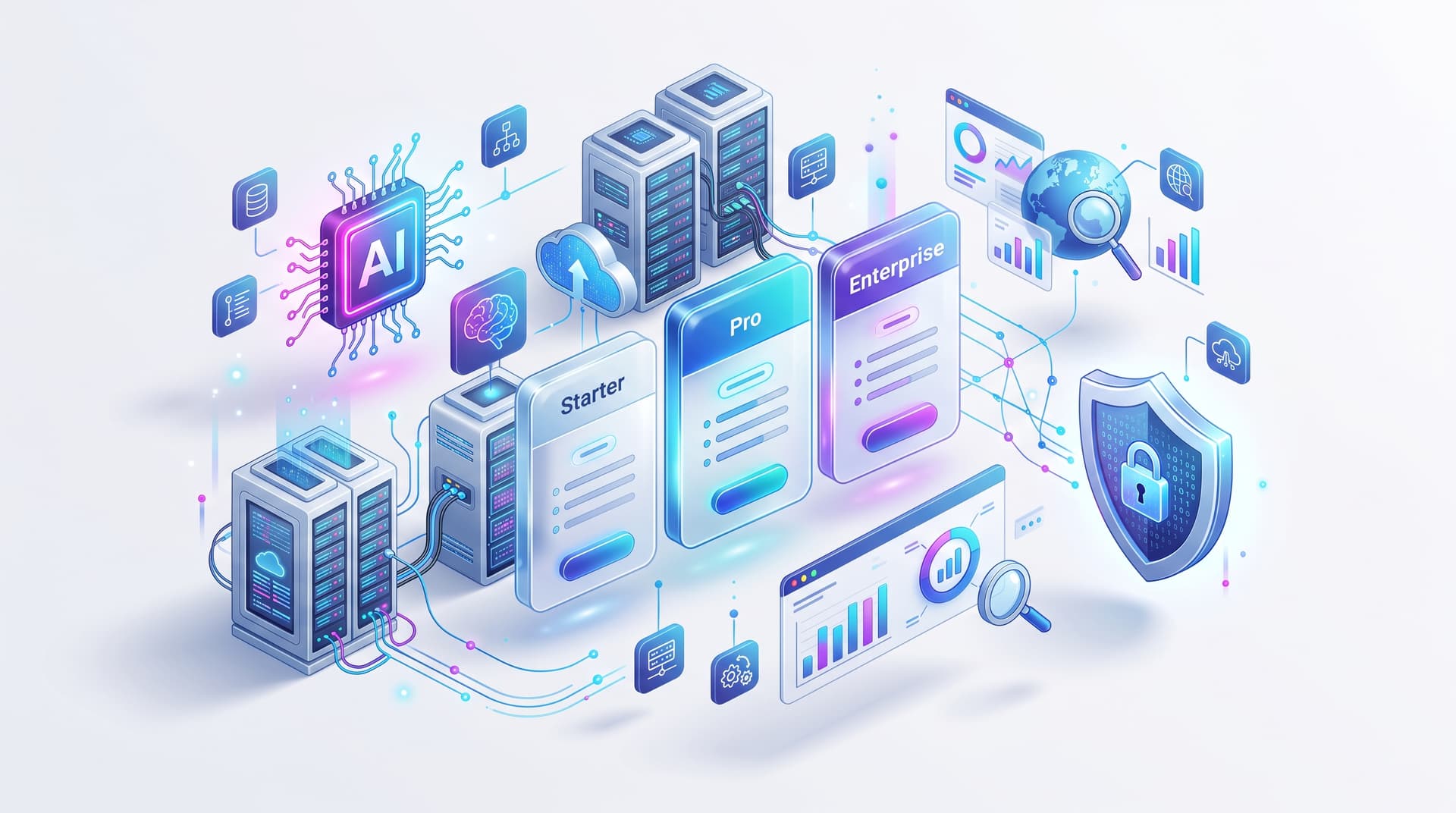 SaaS IT Pricing Illustration